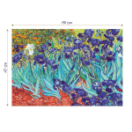 Puzzle adulți Vincent van Gogh - Irises/Iriși - 1000 Piese-34258