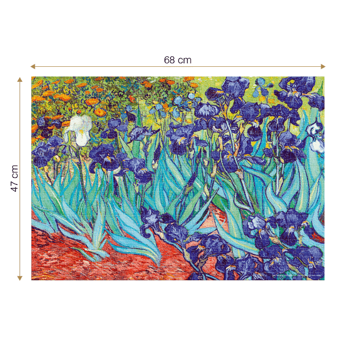 Puzzle adulți Vincent van Gogh - Irises/Iriși - 1000 Piese-34258