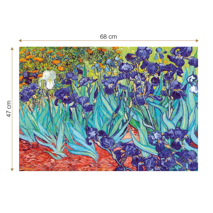 Puzzle adulți Vincent van Gogh - Irises/Iriși - 1000 Piese-34258