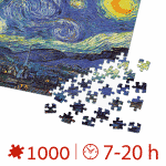 Puzzle adulți Vincent van Gogh - The Starry Night/Noapte înstelată - 1000 Piese-34351