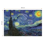 Puzzle adulți Vincent van Gogh - The Starry Night/Noapte înstelată - 1000 Piese-34354