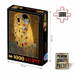 Puzzle adulti 1000 piese Gustav Klimt - The Kiss/Sarutul -0