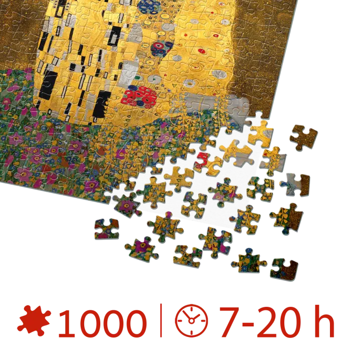 Puzzle adulti 1000 piese Gustav Klimt - The Kiss/Sarutul -34901