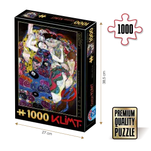 Puzzle adulti 1000 piese Gustav Klimt - The Virgin/Fecioara-0