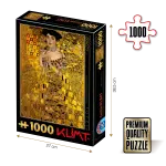 Puzzle adulti 1000 piese Gustav Klimt - Adele Bloch-Bauer I.-0