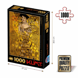 Puzzle adulti 1000 piese Gustav Klimt - Adele Bloch-Bauer I.-0