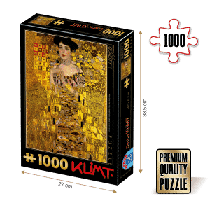 Puzzle adulti 1000 piese Gustav Klimt - Adele Bloch-Bauer I.-0