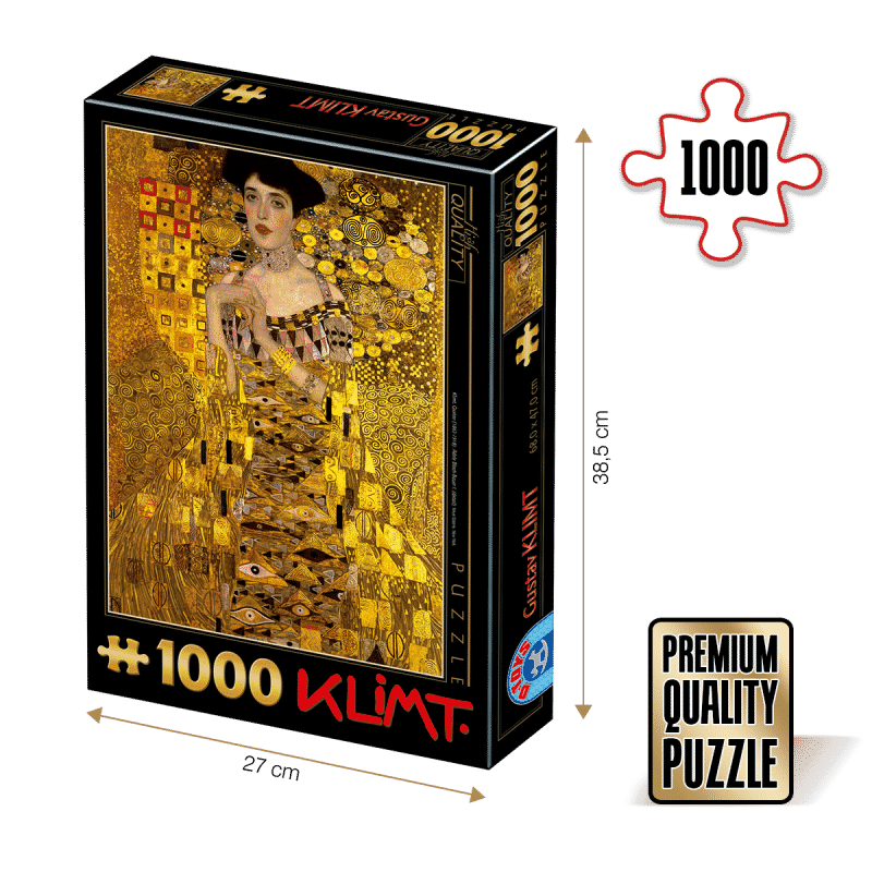 Puzzle adulti 1000 piese Gustav Klimt - Adele Bloch-Bauer I.-0