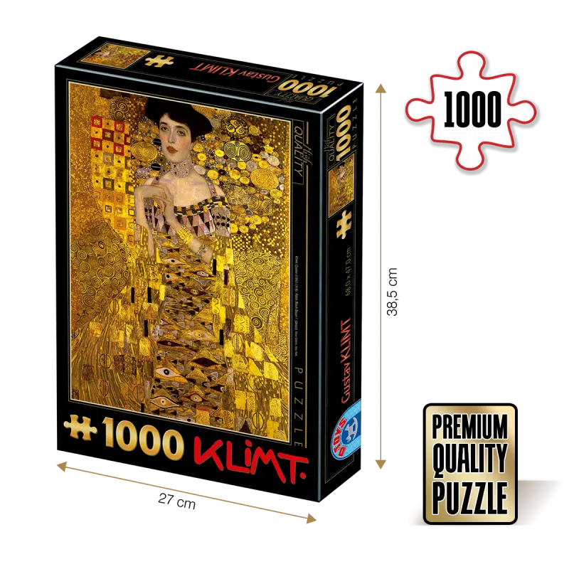 Puzzle adulti 1000 piese Gustav Klimt - Adele Bloch-Bauer I.-0