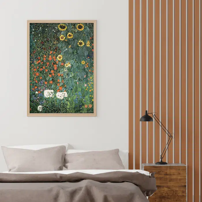 Puzzle adulți 1000 piese Gustav Klimt - Farm Garden with Sunflowers -34726