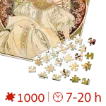 Puzzle adulți Alphonse Mucha - Reverie - 1000 Piese-34160