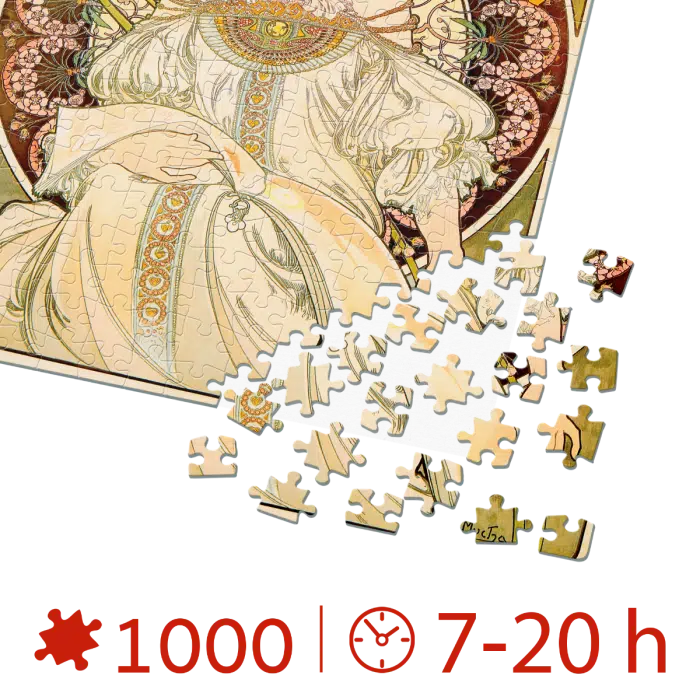 Puzzle adulți Alphonse Mucha - Reverie - 1000 Piese-34160