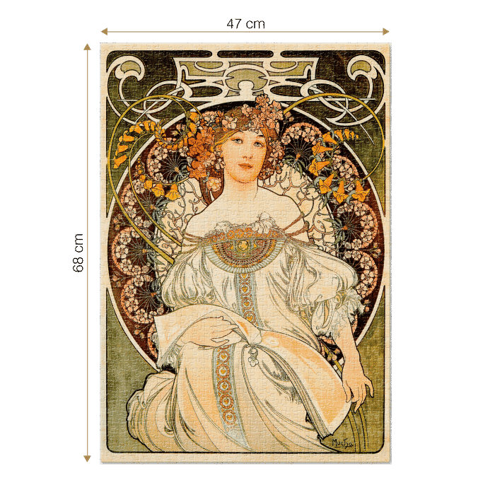 Puzzle adulți Alphonse Mucha - Reverie - 1000 Piese-34207