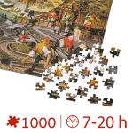 Puzzle adulți 1000 Piese Pieter Breughel cel Tânăr - Spring /Primăvara-34485