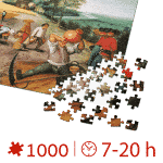 Puzzle adulți 1000 Piese Pieter Breughel cel Tânăr - Summer/Vara-34491