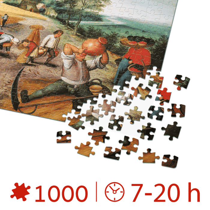 Puzzle adulți 1000 Piese Pieter Breughel cel Tânăr - Summer/Vara-34491