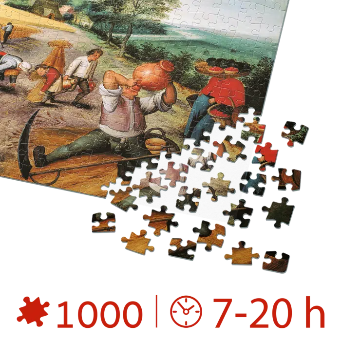 Puzzle adulți 1000 Piese Pieter Breughel cel Tânăr - Summer/Vara-34491
