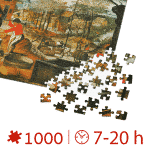 Puzzle adulți 1000 Piese Pieter Breughel cel Tânăr - Autumn/Toamna -34497