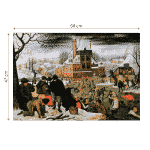 Puzzle adulți 1000 Piese Pieter Breughel cel Tânăr - Winter/Iarna -34169