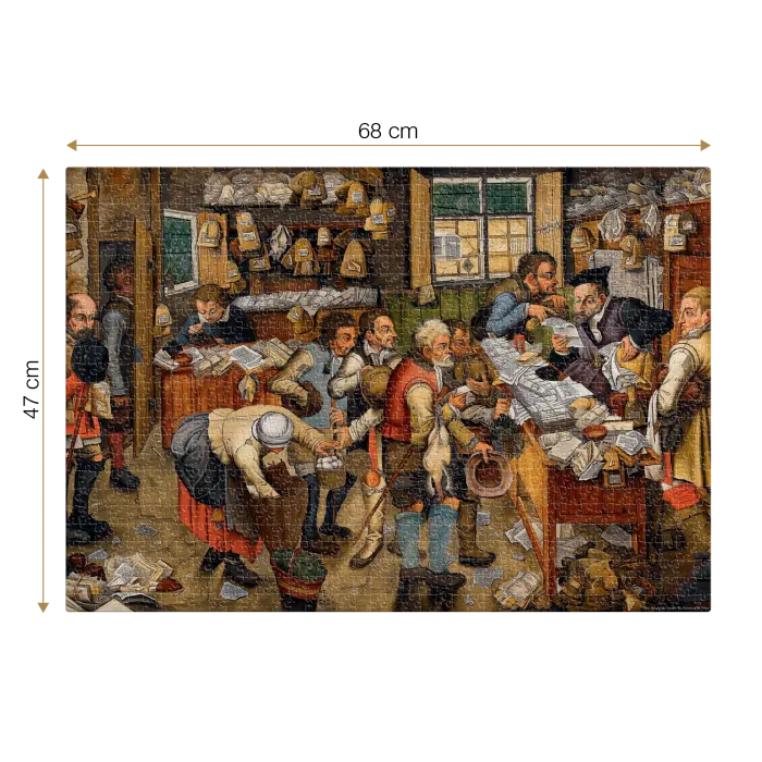 Puzzle adulți 1000 Piese Pieter Breughel the Younger - The Payment of the Tithes -34274