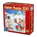 Super Puzzle - Crăciun - 100 Piese - 3-0