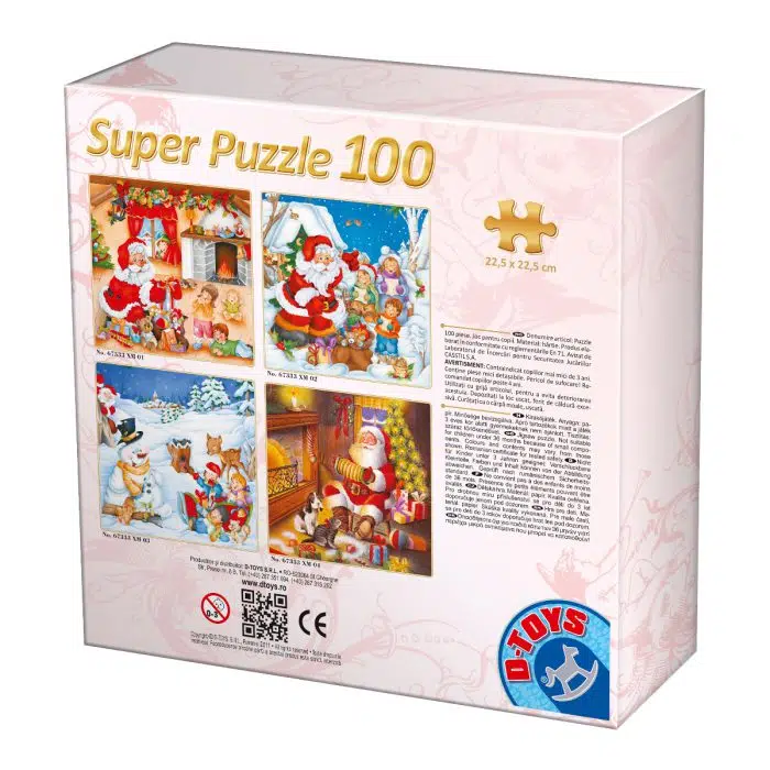 Super Puzzle - Crăciun - 100 Piese - 1-25196
