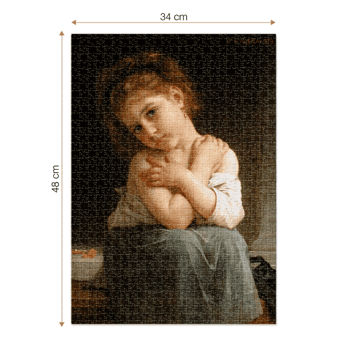 Mini puzzle 1000 piese W. A. Bouguereau - The Chilly-35588