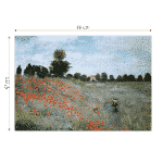 Puzzle adulti 1000 piese Claude Monet - Poppies/Maci-34604