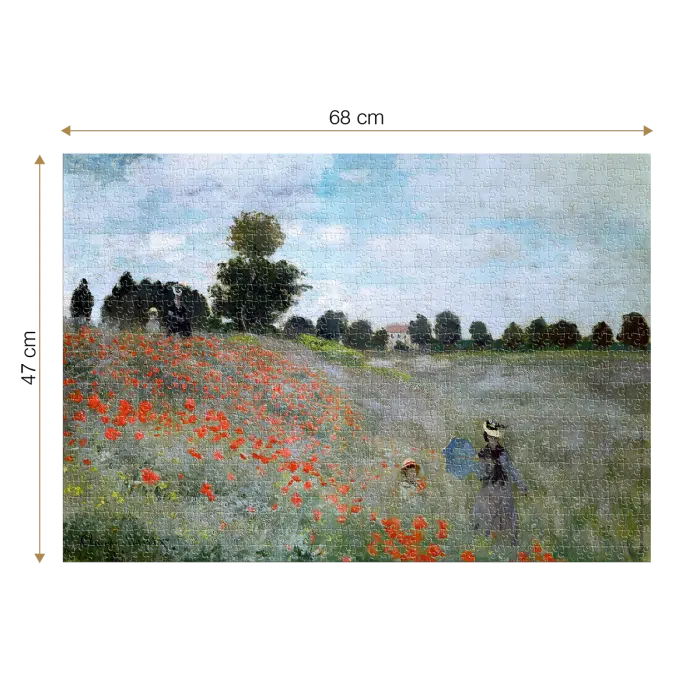 Puzzle adulti 1000 piese Claude Monet - Poppies/Maci-34604