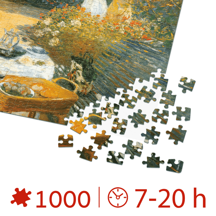 Puzzle adulti 1000 piese Claude Monet -The Lunch/Prânzul-34673