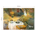 Puzzle adulti 1000 piese Claude Monet -The Lunch/Prânzul-34676