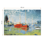 Puzzle adulti 1000 piese Claude Monet - Red Boats at Argenteuil-34880