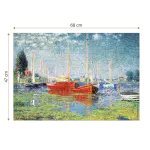 Puzzle adulti 1000 piese Claude Monet - Red Boats at Argenteuil-34880