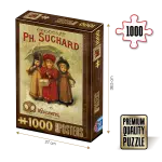 Puzzle adulți 1000 piese Vintage Posters - Chocolat Ph. Suchard-0