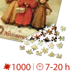 Puzzle adulți 1000 piese Vintage Posters - Chocolat Ph. Suchard-34931