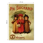 Puzzle adulți 1000 piese Vintage Posters - Chocolat Ph. Suchard-34934