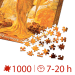 Puzzle adulți 1000 piese Vintage Posters - Champagne Pommery-34943