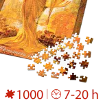 Puzzle adulți 1000 piese Vintage Posters - Champagne Pommery-34943