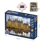 Puzzle adulți 1000 piese Castele Franceze - Castel Chambord-0