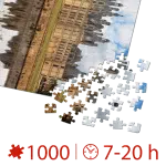 Puzzle adulți 1000 piese Castele Franceze - Castel Chambord-35303