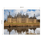 Puzzle adulți 1000 piese Castele Franceze - Castel Chambord-35306