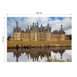 Puzzle adulți 1000 piese Castele Franceze - Castel Chambord-35306