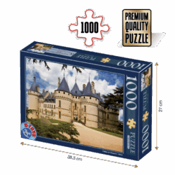 Puzzle adulți 1000 piese Castele Franceze - Castel Chaumont-0