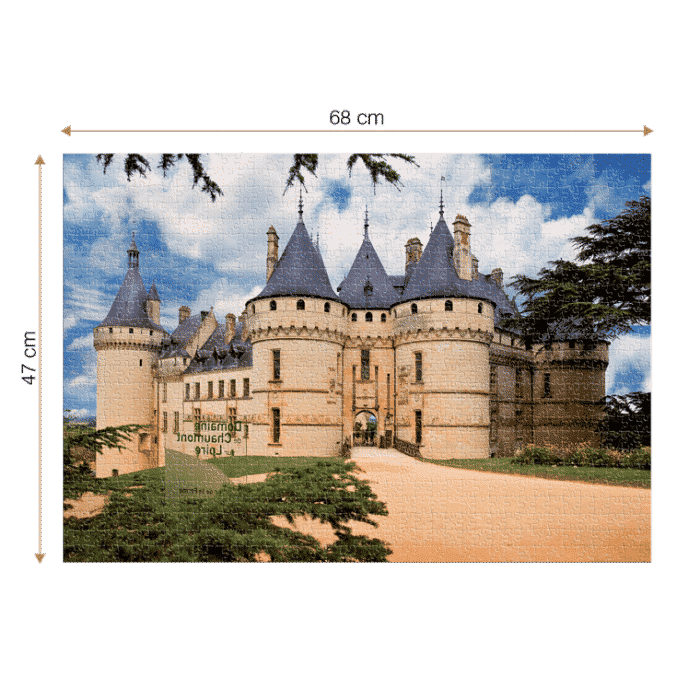 Puzzle adulți 1000 piese Castele Franceze - Castel Chaumont-35312