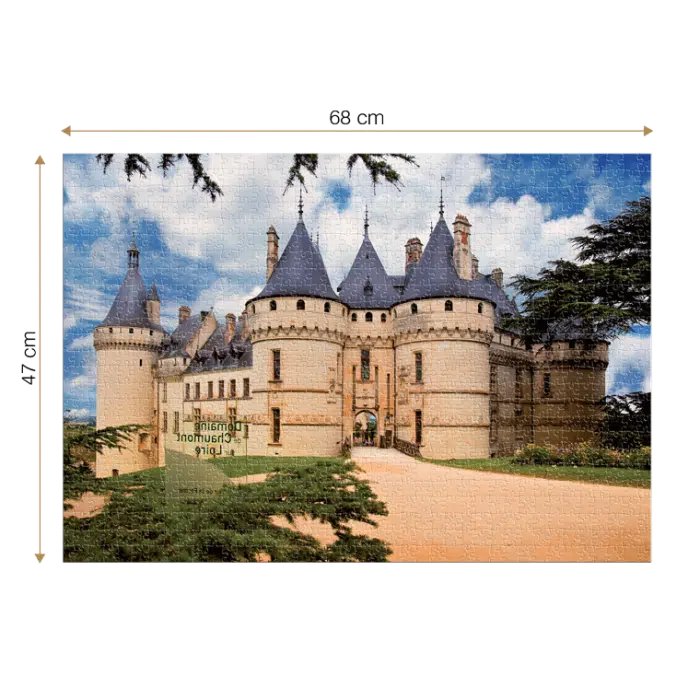 Puzzle adulți 1000 piese Castele Franceze - Castel Chaumont-35312