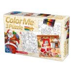 Joc Creativ 3 Puzzle - Color Me - Crăciun-0