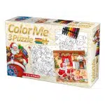 Joc Creativ 3 Puzzle - Color Me - Crăciun-0