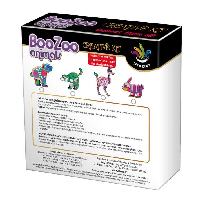 Joc Creativ - BooZoo Animals - 2-26382