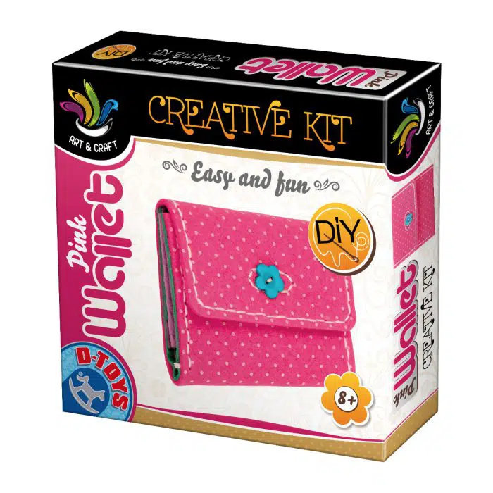Joc Creativ - Pink Wallet - Set creație portofel roz-0
