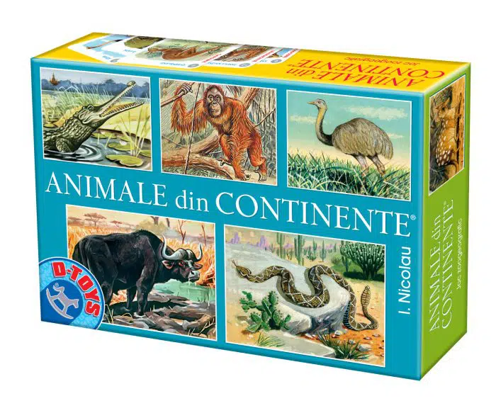 Joc Animale din Continente-0